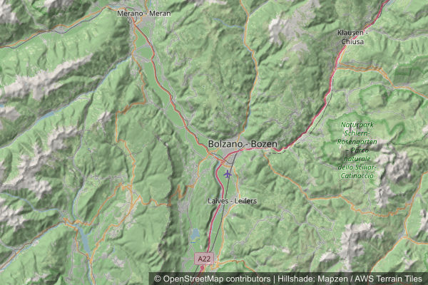 Hillshade example